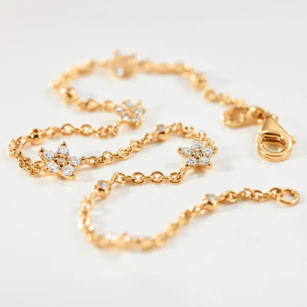 OLE LYNGGAARD COPENHAGEN Bracelet Shooting Stars 5 stars 35 dia